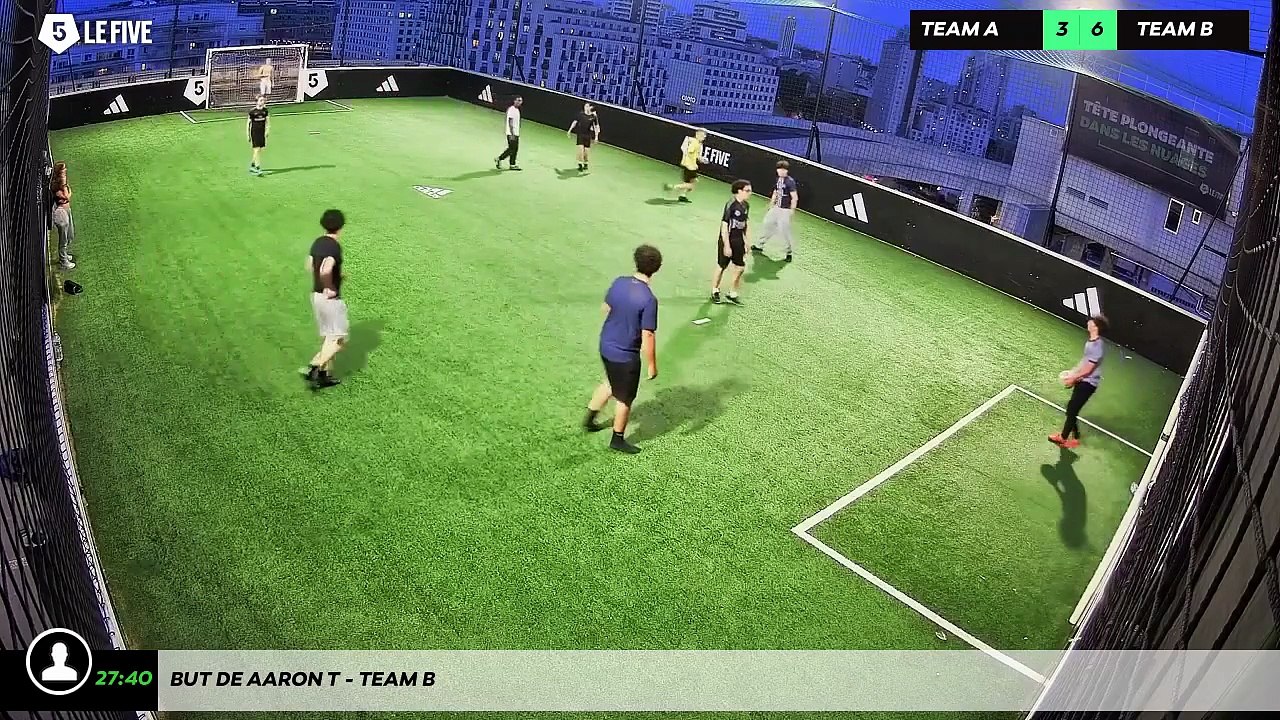 But de Aaron T - Team B