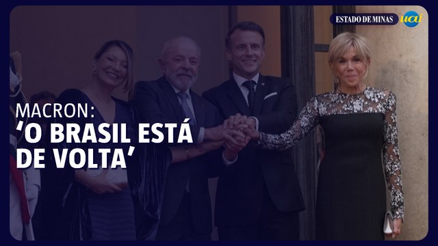 Lula e Janja participam de jantar com presidente Macron: 'O Brasil está de volta', diz francês