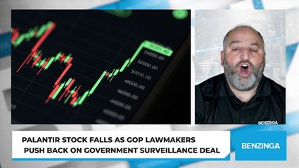 Palantir Stock Falls As GOP Lawmakers Push Back On Government Surveillance Deal