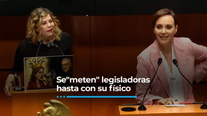Se"meten" legisladoras hasta con su físico