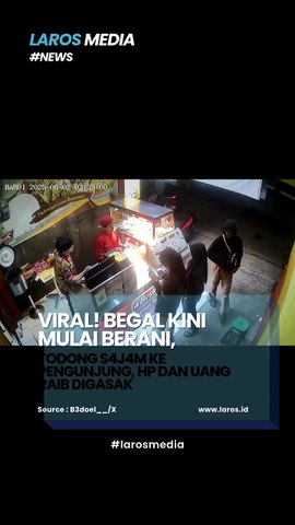 Waspada Kini Begal Mulai Berani, Ancam Pakai Celurit, Begal Gasak HP Milik Korban