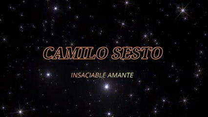 Camilo Sesto - Insaciable amante (KARAOKE)