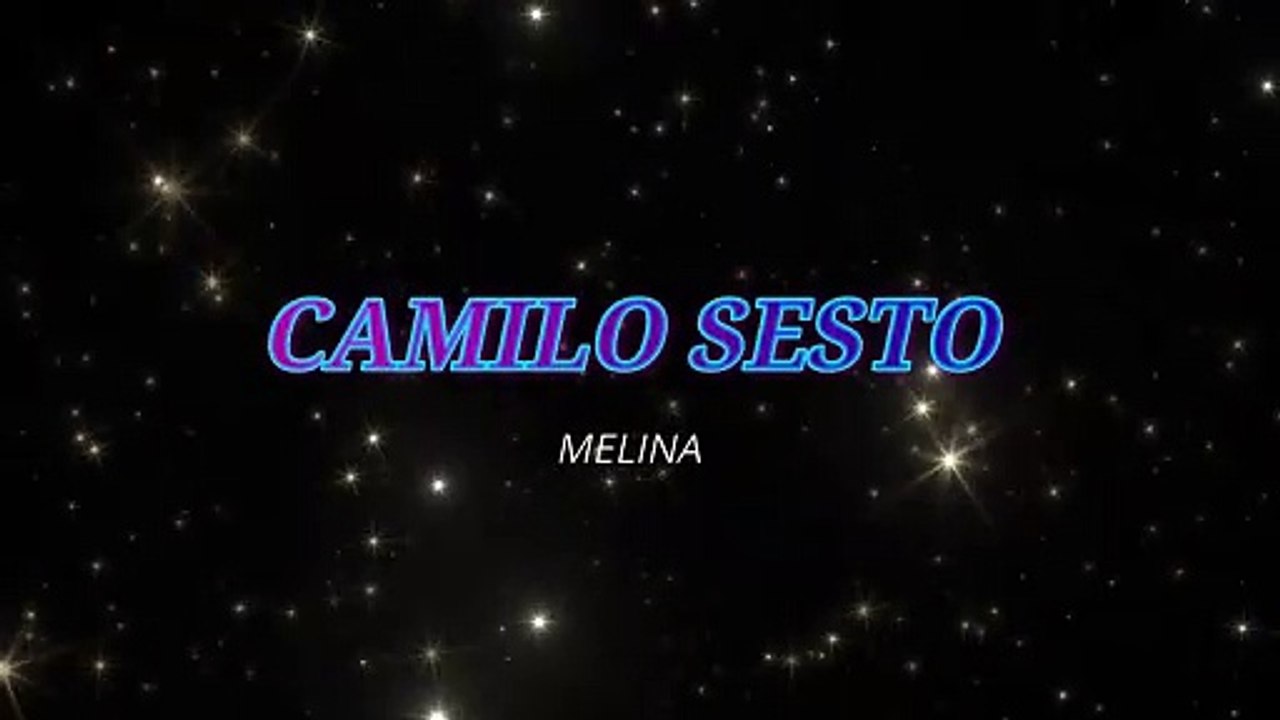Camilo Sesto - Melina (KARAOKE)