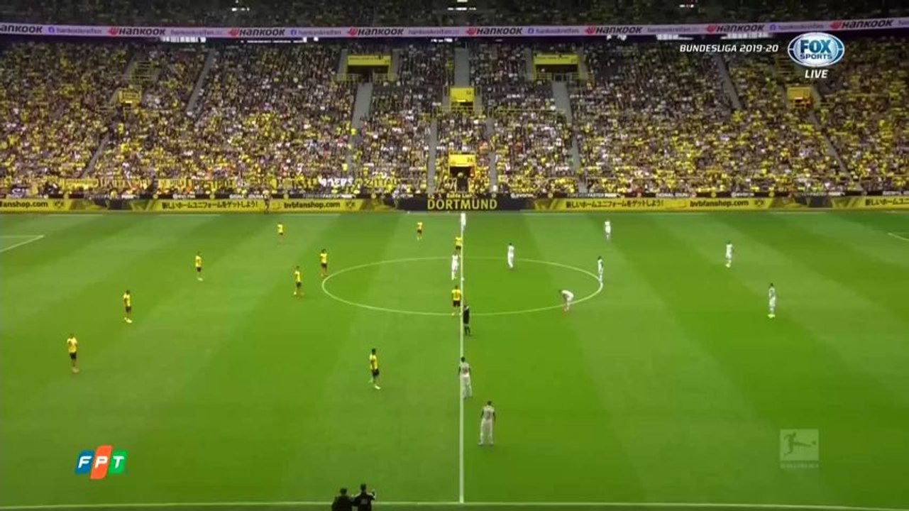 Borussia Dortmund 5-1 Augsburg - Goals and Highlights (17/8/2019) | FOX Sports HD (FPT)