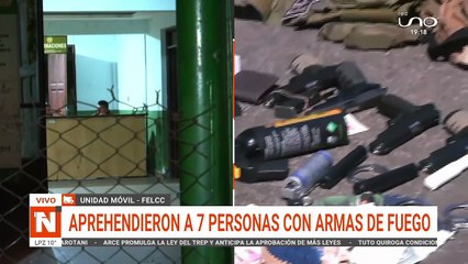 APREHENDIDOS CON ARMAS EN PAROTANI