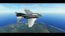 DCS World USAF Phantom shot Sparrow vs ruZian Mig 15 Fagot Guam