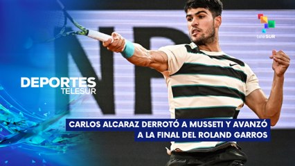 Carlos Alcaraz defenderá título en la semifinal de Roland Garros DEPORTES TELESUR 06-06-2025