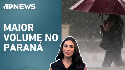 Final de semana será de chuva no Centro-Sul do país