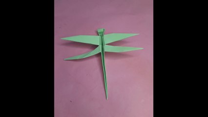 How to Make a Dragonfly Origami | Easy Paper Insect Craft
