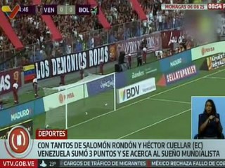 Venezuela respira aire mundialista al vencer 2-0 a Bolivia el sueño persiste en el corazón vinotinto