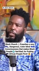 Do you agree? yes or noDr. Umar Johnson/Black Church