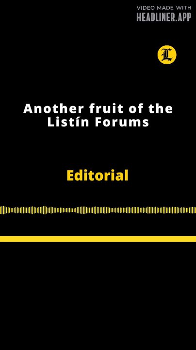 Editorial | Another fruit of the Listín Forums