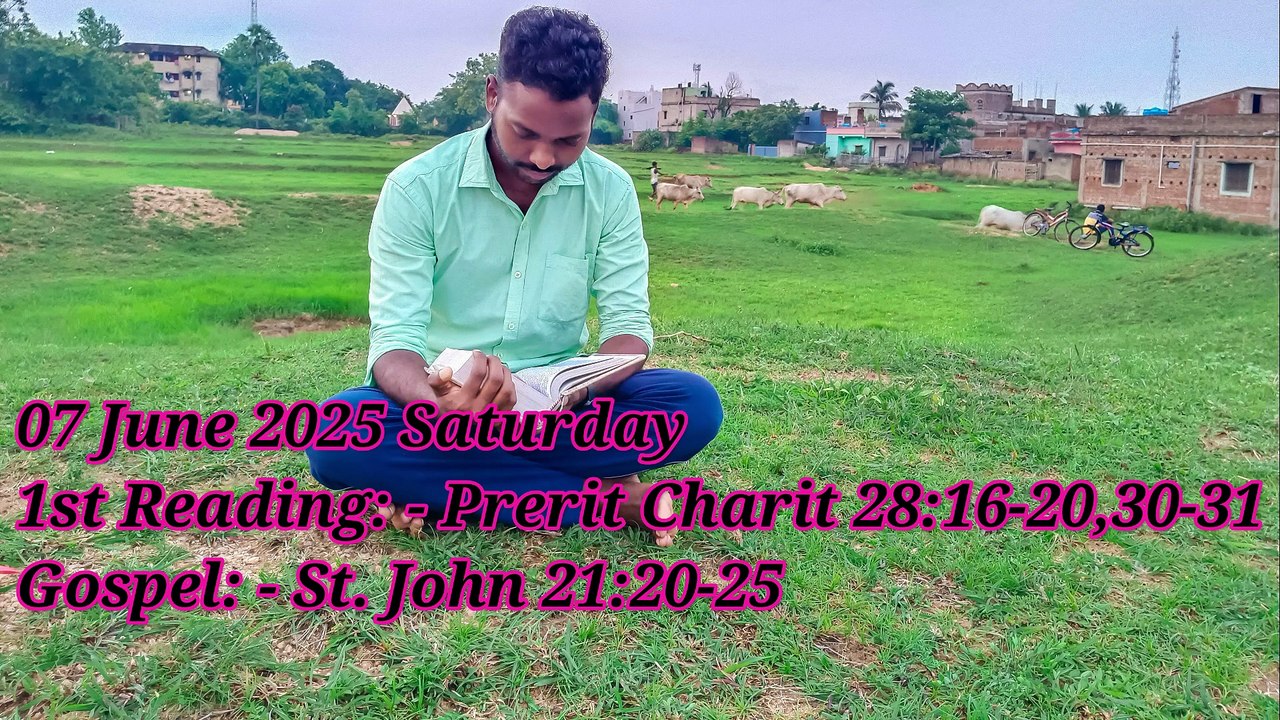 Catholic Daily Gospel and Reading in Hindi 07 June 2025 | Today's Bible Verse | Aaj ka Susamachar