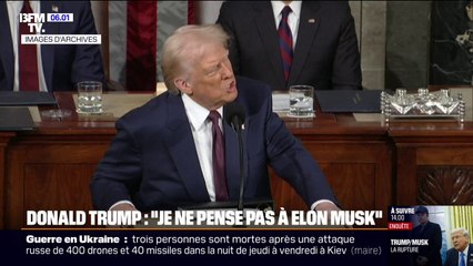 "Je ne pense pas à Elon Musk": Donald Trump revient sur son divorce avec l'homme le plus riche du monde