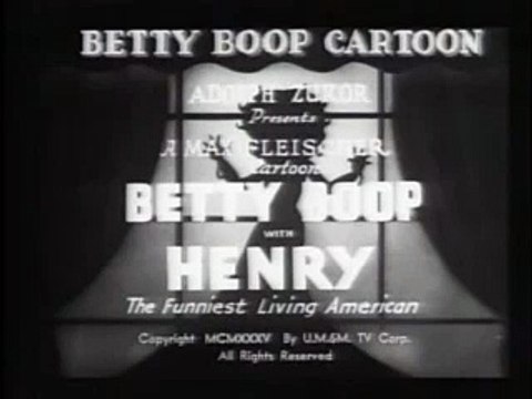 🎀 Betty Boop with Henry, the Funniest Living American (1935) | Silent Pranks & Sweet Mischief | Classic Cartoon Meet-Cute 🧢🎩