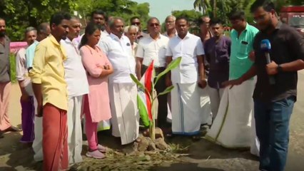 പാലക്കാട് കൊഴിഞ്ഞാമ്പാറയിൽ ഇരുചക്രവാഹനം   റോഡിലെ കുഴിയിൽ പെട്ട് ഒരാൾ മരിച്ചതിൽ  പ്രതിഷേധം ശക്തം