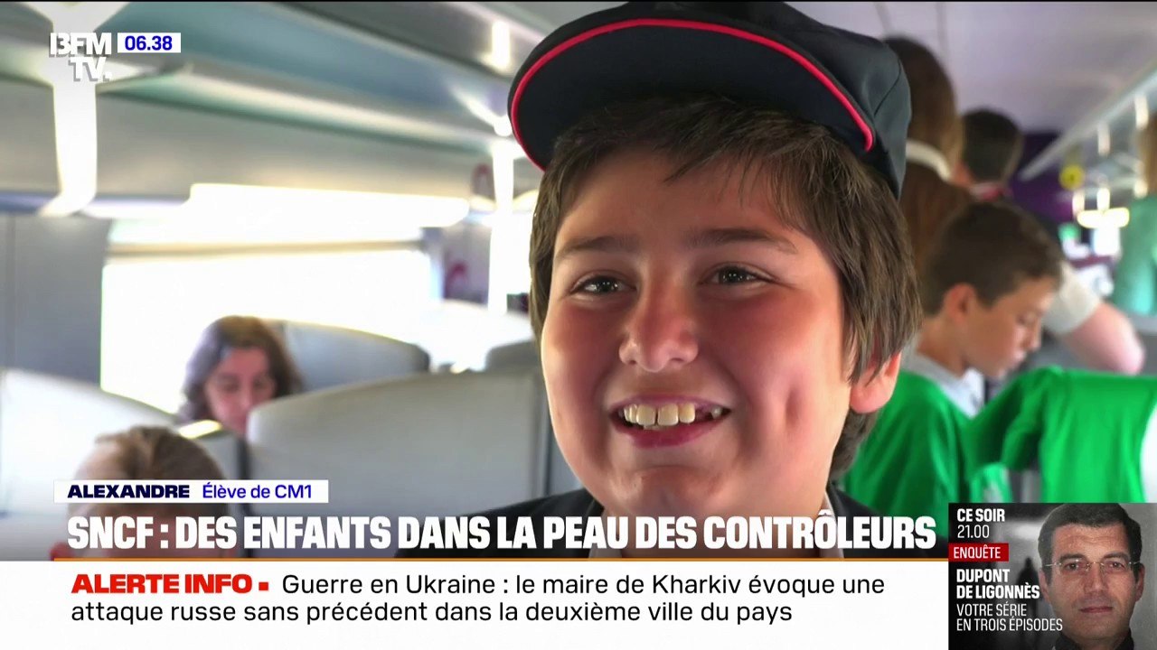 "Il y avait plein de boutons": des enfants se glissent dans la peau de contrôleurs SNCF