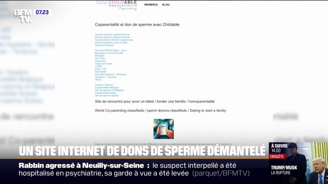 Nord: un site internet de dons de sperme illégal démantelé