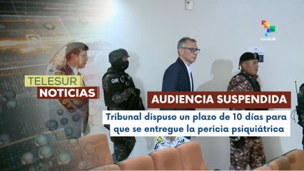 Suspensión de audiencia del Ex Vicepresidente Jorge Glas en Ecuador