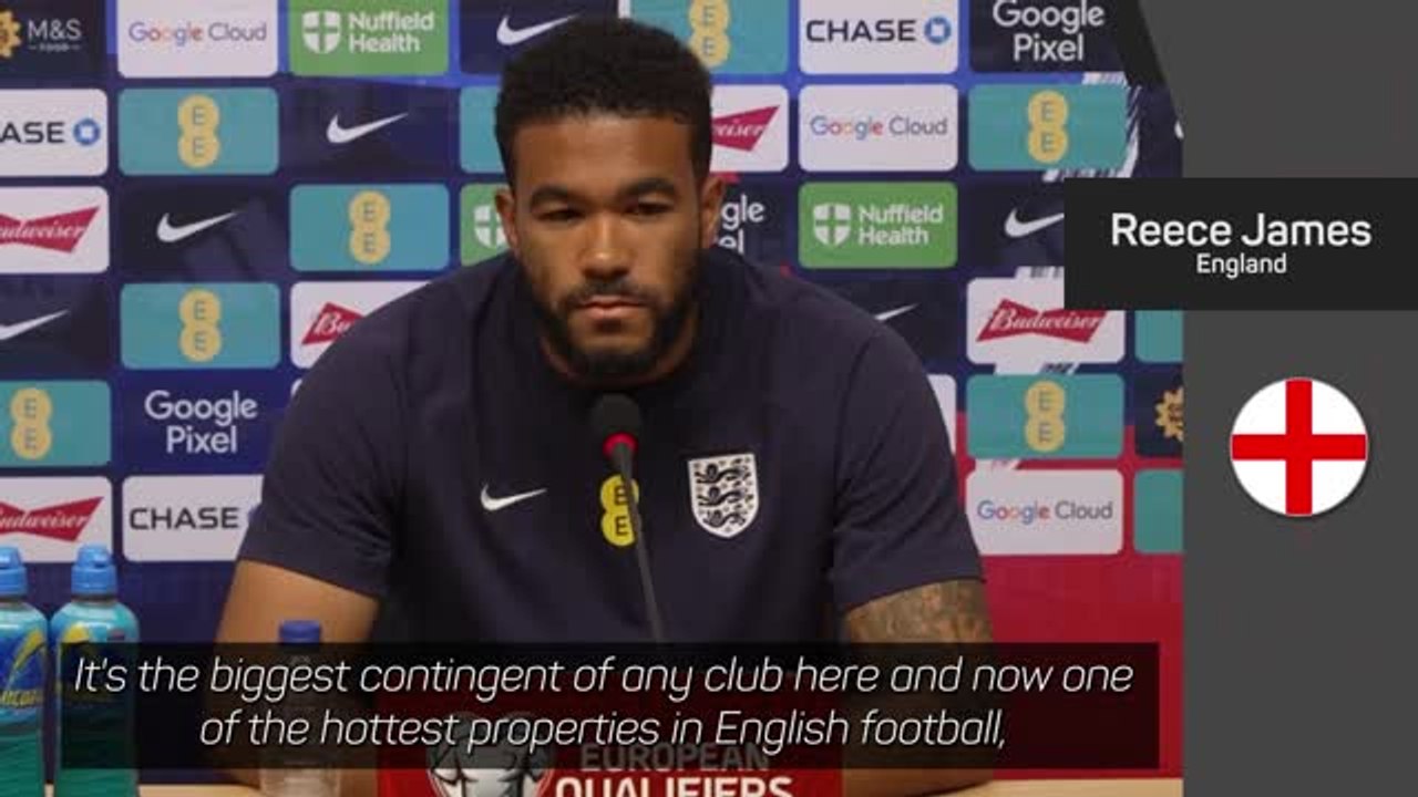 Reece James reacts to Chelsea signing Liam Delap