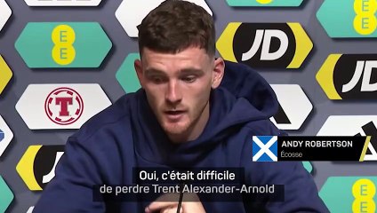 Robertson : "Perdre Trent, ça a été très dur"