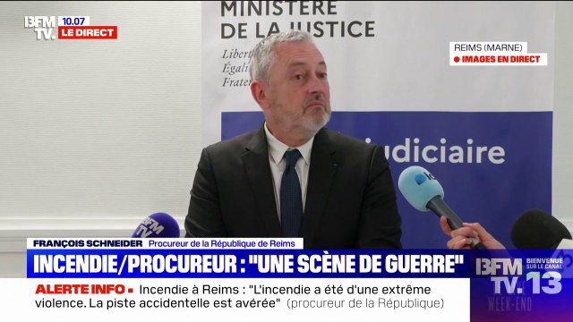 Incendie à Reims: Une expertise de la trottinette va être effectuée, afin de déterminer l'origine du départ du feu , assure François Schneider (procureur)