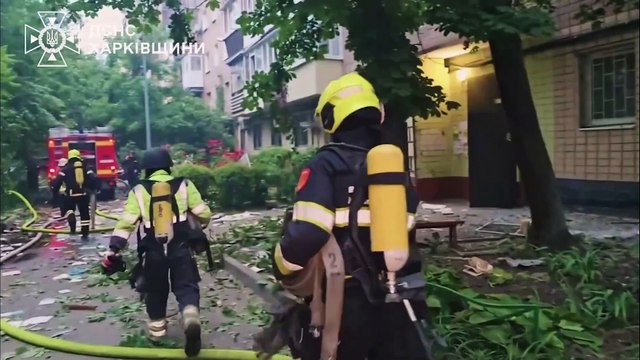 Al menos cinco muertos y 27 heridos tras un ataque aéreo masivo distintos puntos de Ucrania