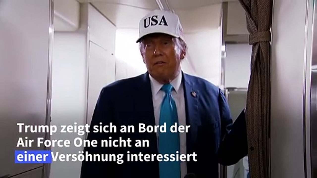 Trump: Ich denke gar nicht über Elon Musk nach