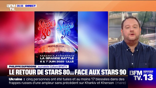 Larusso, Zouk Machine d'un côté; Début de soirée et Sabrina de l'autre... Lille a accueilli l'évènement musical, Stars 80 vs Stars 90