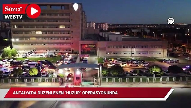 Antalya'da düzenlenen huzur operasyonunda 10 zanlı yakalandı