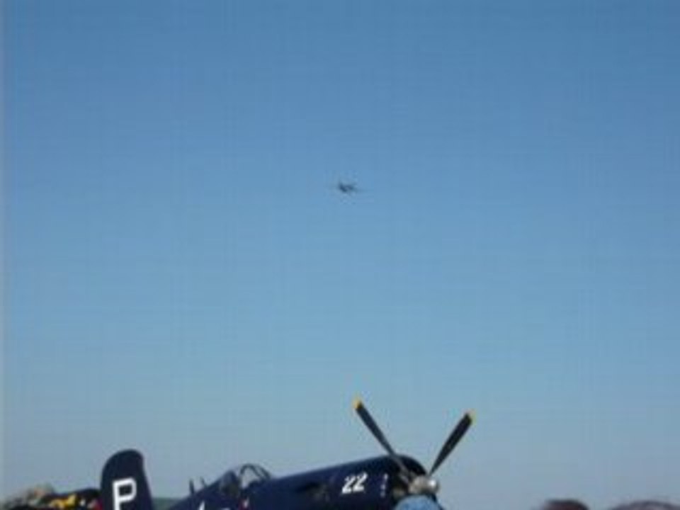 La ferté alais vol d'un P51 MUSTANG