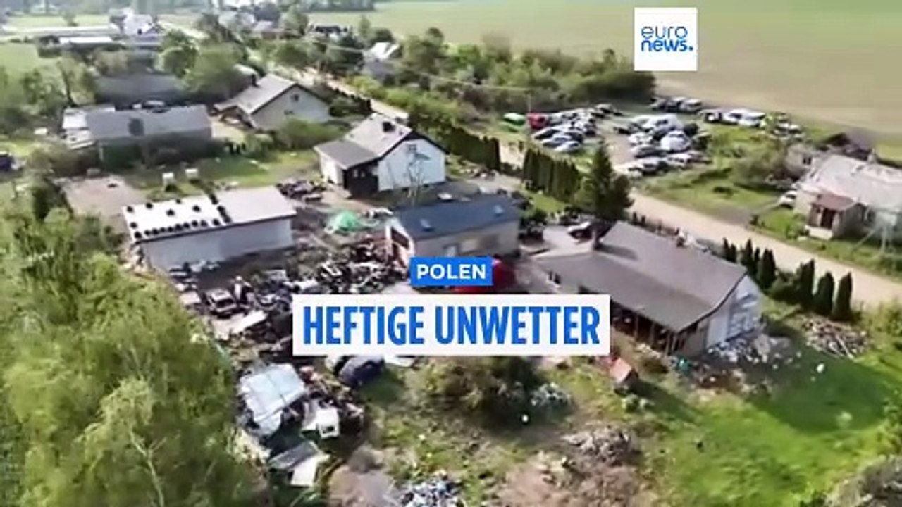 Rund 30.000 Menschen im Süden Polens nach schweren Unwettern ohne Strom
