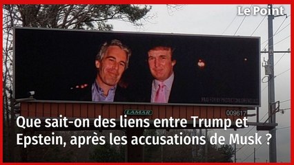 Que sait-on des liens entre Trump et Epstein, après les accusations de Musk ?
