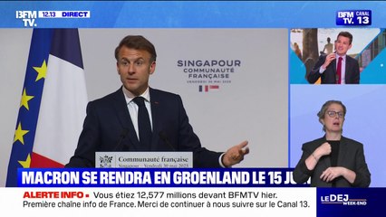 Emmanuel Macron se rendra au Groenland le 15 juin depuis les menaces d'annexion de Donald Trump