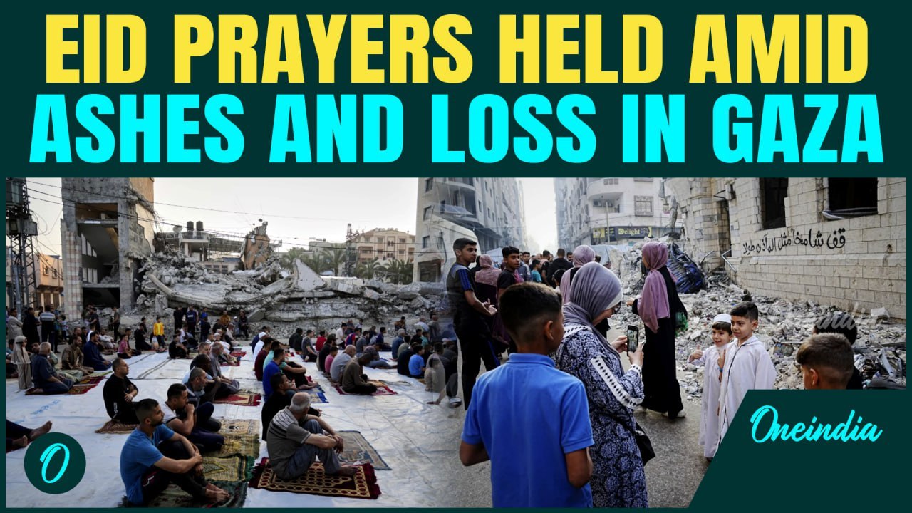 Gaza Eid Prayers Amid Rubble As Starvation Grows | SHOCKING Footage From Gaza’s Eid Celebration