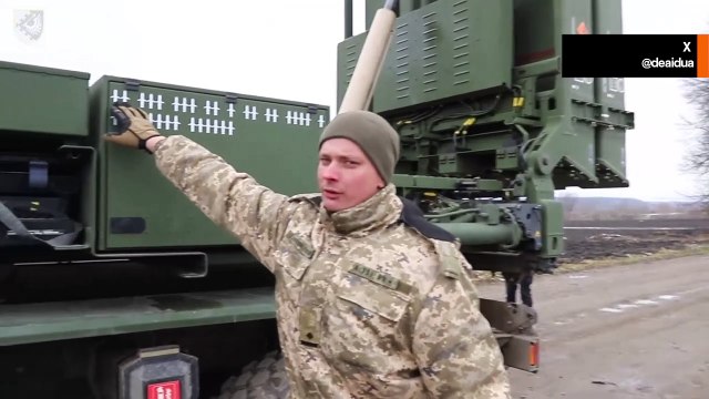 Ukrainsk soldat säger att han sköt ner 8 ryska robotar på 30 sekunder med det tyska IRIS-T-systemet