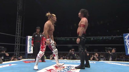 Shinsuke Nakamura vs Hiroshi Tanahashi – Double Main Event-II IWGP INTERCONTINENTAL CHAMPIONSHIP MATCH: WRESTLE KINGDOM 8 (1/4/2014)