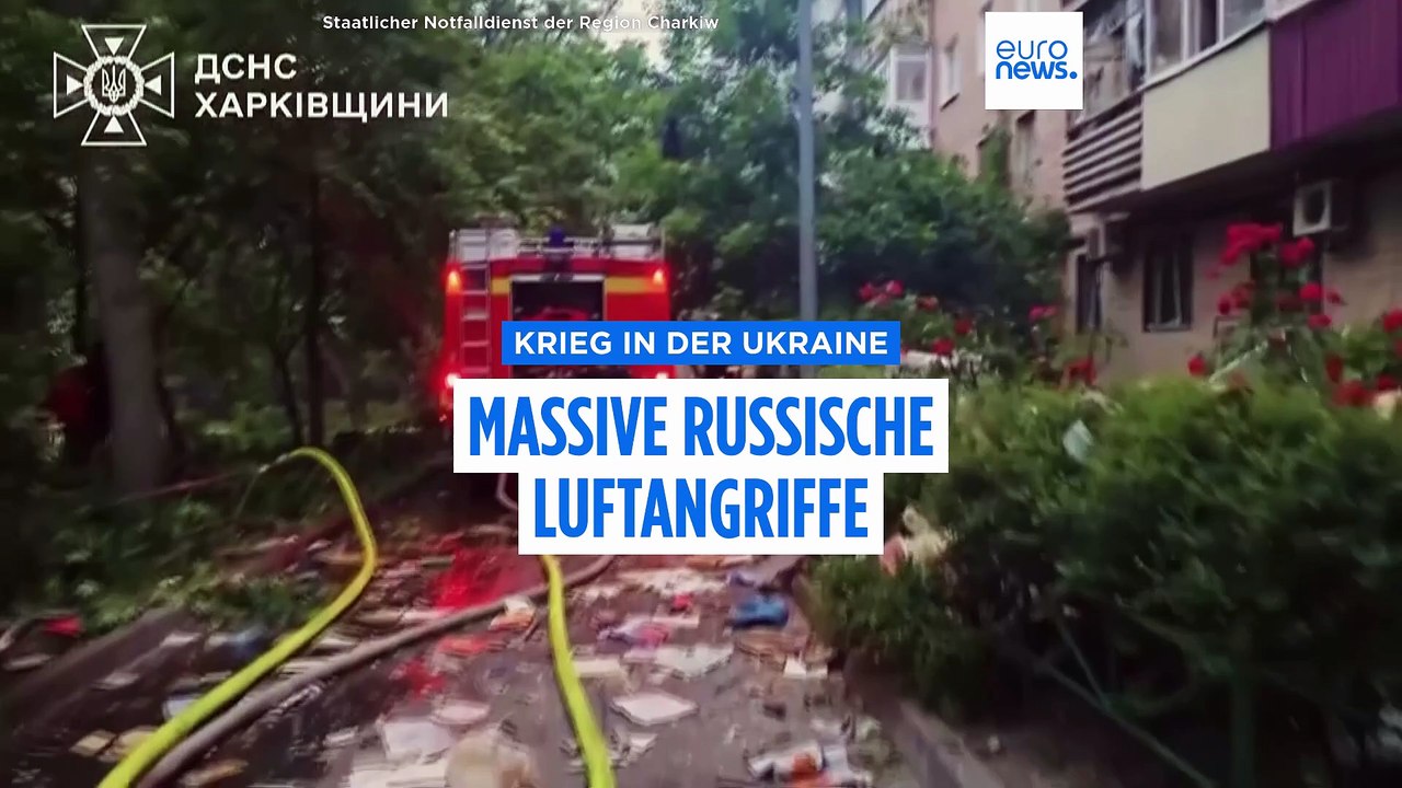 Die schwersten Angriffe auf Charkiw seit Kriegsbeginn, ein verletztes Baby