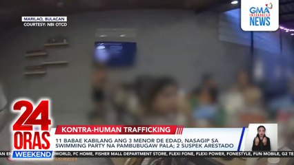 24 Oras Weekend: (Part 1) Kawad sumiklab dahil sa basura?; P4-B floating shabu; bugawan sa swimming party; atbp.