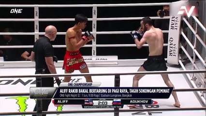 Aliff Rakib bakal bertarung di pagi raya, tagih sokongan peminat