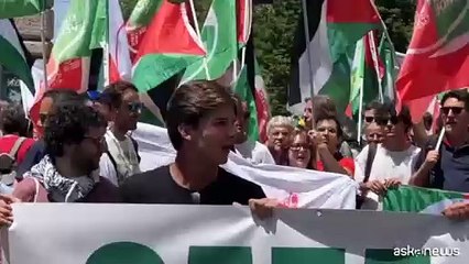 A Roma la manifestazione per Gaza: "Stop al massacro"