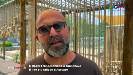 È "Bagni Franceschiello", a Giulianova, il lido più "stiloso" d'Abruzzo