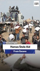 Hamas Stole Aid From Gazans