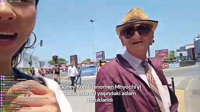 Güney Koreli sosyal medya fenomeni Mhyochi'ye İstanbul'da taciz