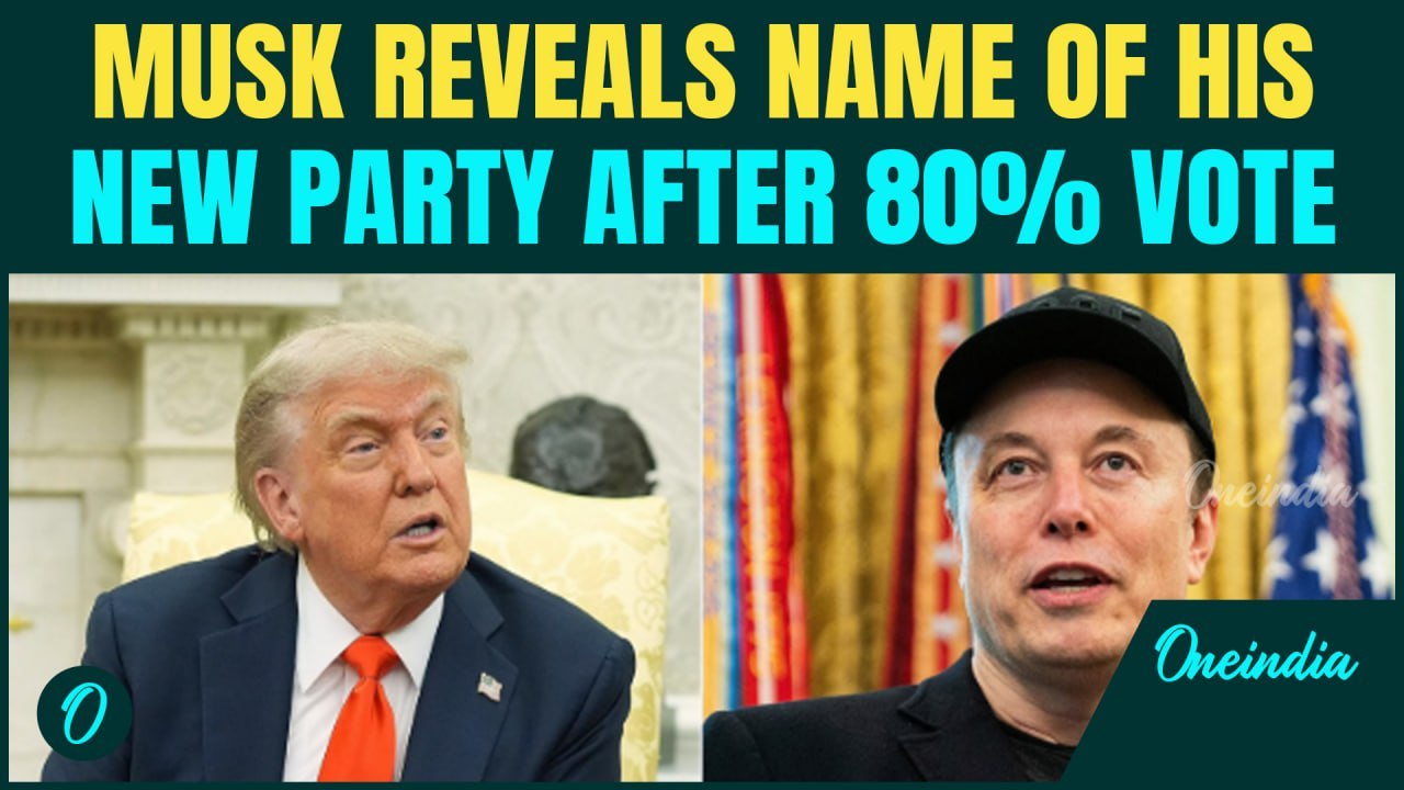 Elon Musk Reveals Name Of His New Political Party After Controversial Twitter Poll |Musk-Trump Feud