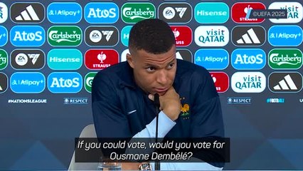 Mbappe backs Dembele to win Ballon d'Or