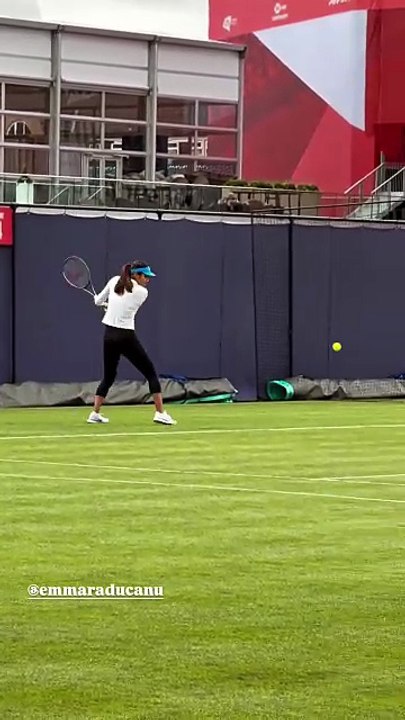 Emma practicing at Queens 7th May