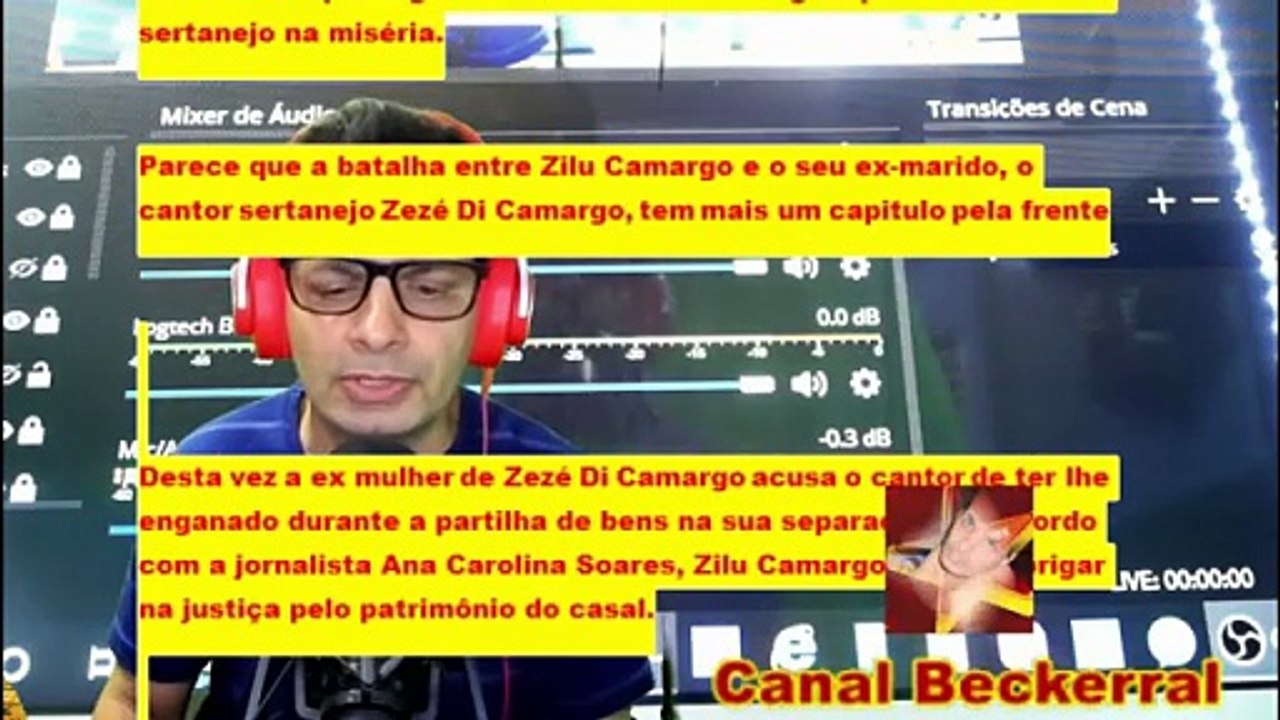 Zilu está em pé de guerra com Zezé Di Camargo e promete deixar o sertanejo na miséria