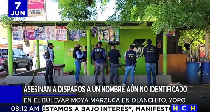 De varios balazos matan a hombre en un bulevar de Olanchito