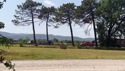 Incidente ad Arezzo, l'arrivo dell'elisoccorso